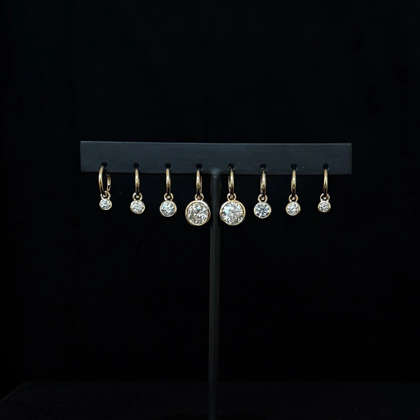 Arracadas con diamante