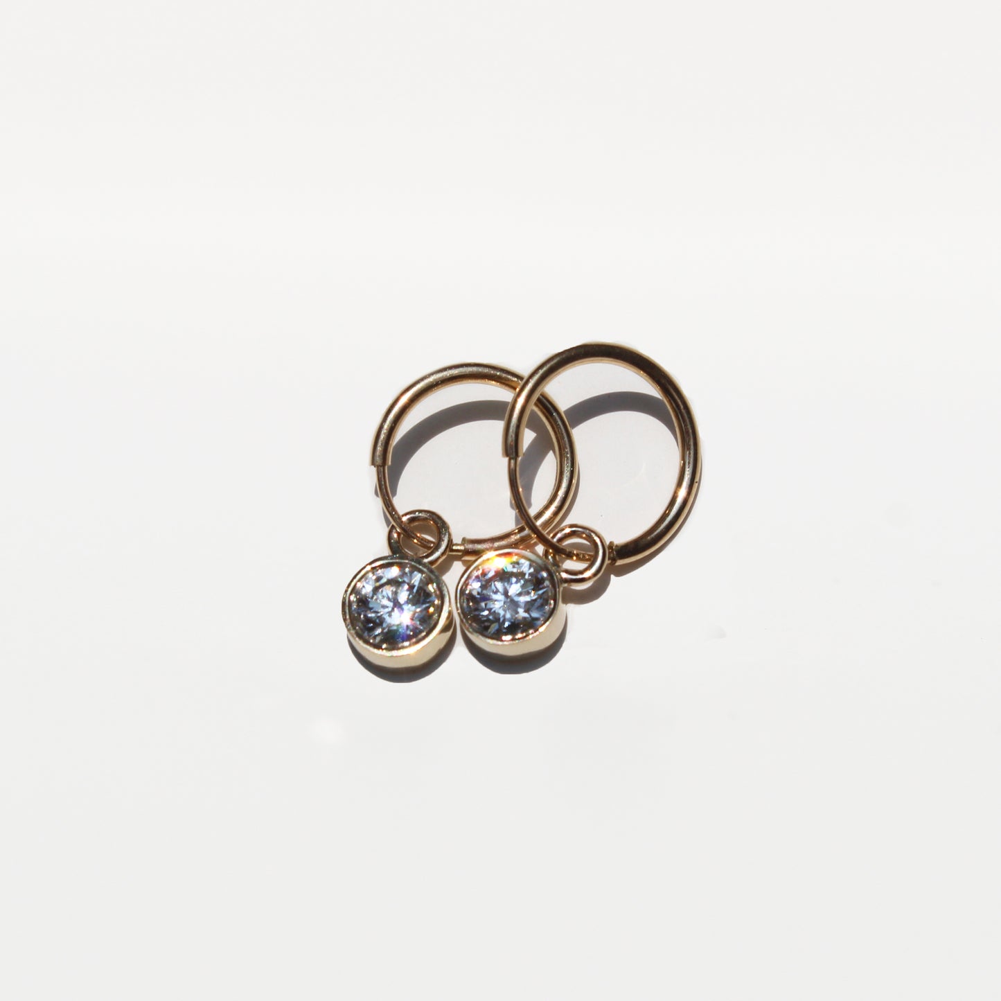 Arracadas con diamante