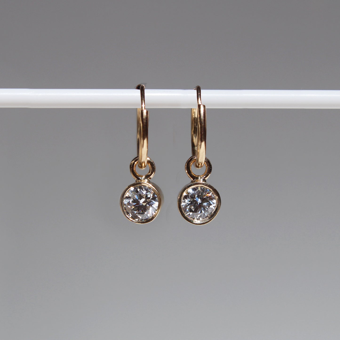 Arracadas con diamante