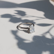 Anillo Dayra - Diamante Gota