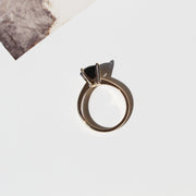 Anillo semipreciosa en solitario