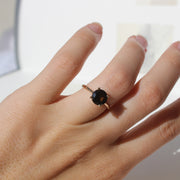 Anillo semipreciosa en solitario