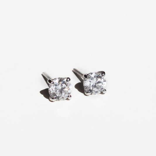 Aretes de diamante lab-grown, 0.80CT.