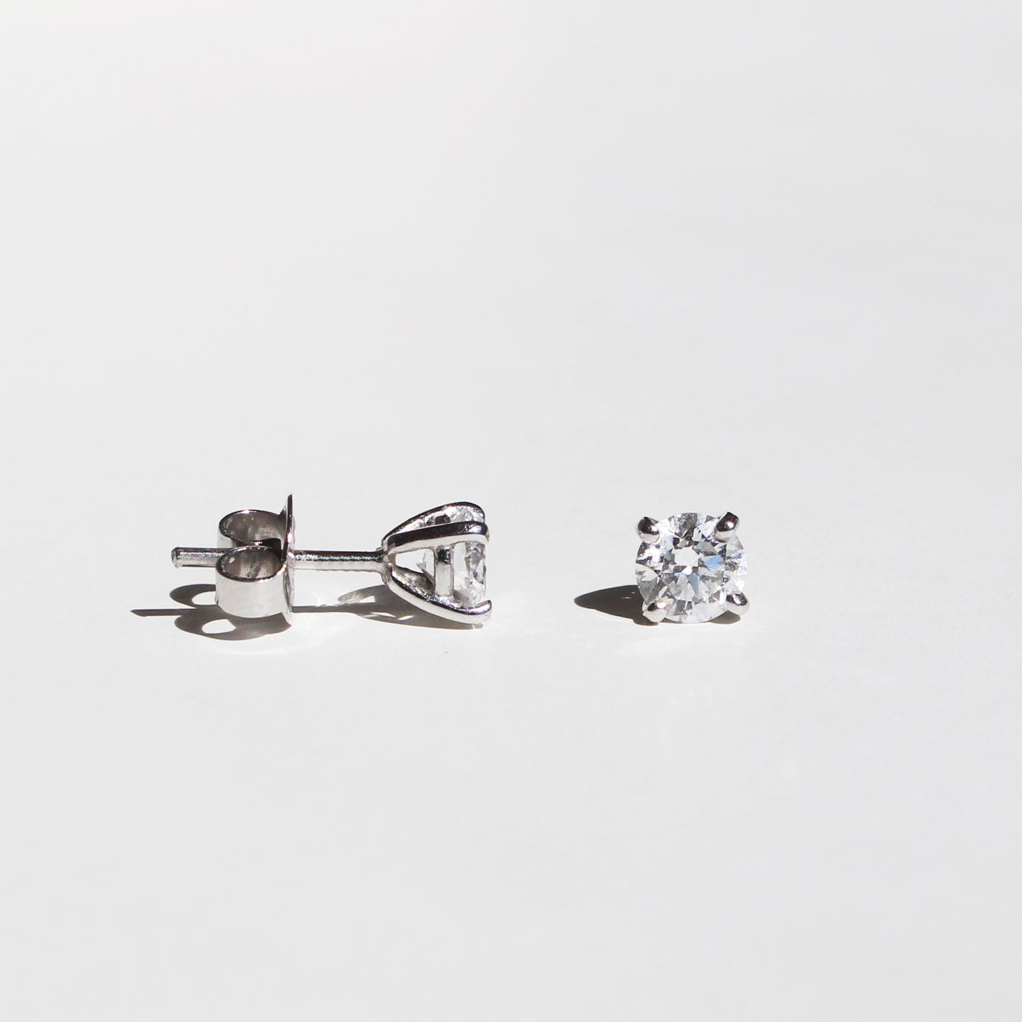 Aretes de diamante lab-grown, 0.80CT.