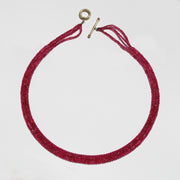 Collar de rubí, 3 hilos