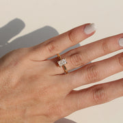 Anillo corte Radiante