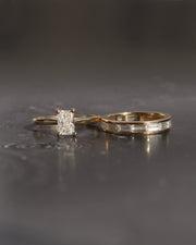 Anillo corte Radiante