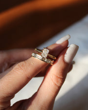 Anillo corte Radiante