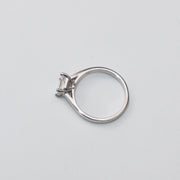 Anillo Priscilla, corte Esmeralda