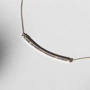 Collar línea de diamantes