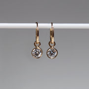 Arracadas con diamante