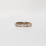 Eterna Ring. Churumbela con diamantes baguette