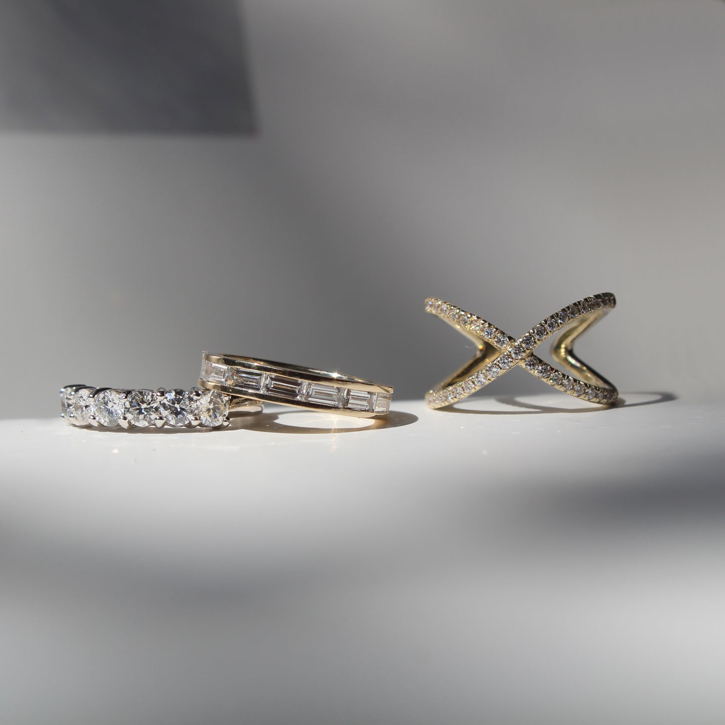 Churumbela con diamantes baguette