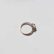 Anillo Mafer: esmeralda + diamante