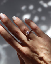 Anillo Monique - Diamante oval