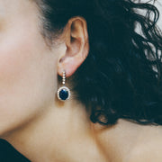 Aretes Valeria, Zafiro y diamante