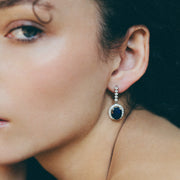 Aretes Valeria, Zafiro y diamante