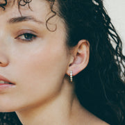 Arracadas Dani, diamante biselado