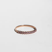 Churumbela de zafiros rosa, 2mm