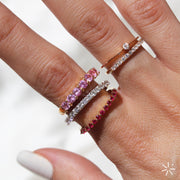 Churumbela de zafiros rosas