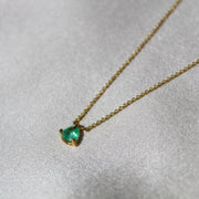 Collar con esmeralda, de 0.50 a 0.80ct