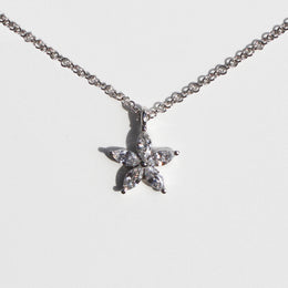 Collar con diamantes Marquise