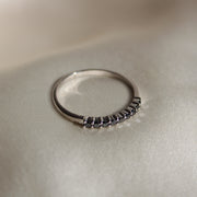 Churumbela de 9 diamantes negros, 0.24ct