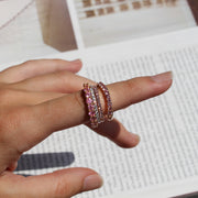 Churumbela de zafiros, montura abierta