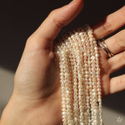 Collar de perla pequeña - 3 hilos