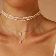 Collar de perla pequeña - 3 hilos