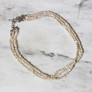 Collar de perla pequeña - 3 hilos