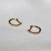 Arracadas con diamantes