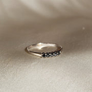 Churumbela de 5 diamantes negros, 0.18ct