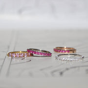 Churumbela de zafiros rosas mini