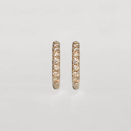 Arracadas con diamantes